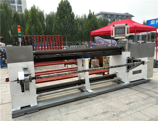CNC Diamond Mesh Machine automatico, 2-5 Ton Hexagonal Wire Mesh Equipment