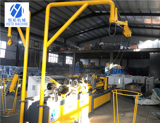 recinto Weaving Machine, iso Diamond Fence Making Machine del collegamento a catena di larghezza di 4m del motore