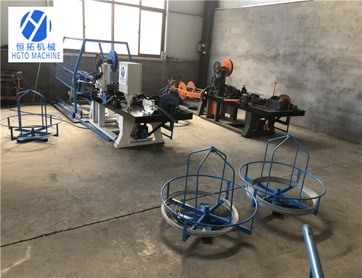 La macchina di fabbricazione del filo spinato di HGTO 3KW, PVC ha ricoperto il recinto Machine del filo spinato