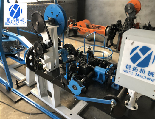 La macchina di fabbricazione del filo spinato di HGTO 3KW, PVC ha ricoperto il recinto Machine del filo spinato